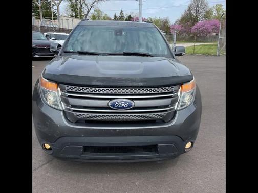 White Platinum Metallic Tri-Coat 2015 Ford Explorer Limited