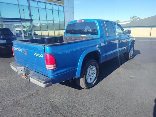 BLUE 2001 Dodge Dakota Quad Cab 4WD