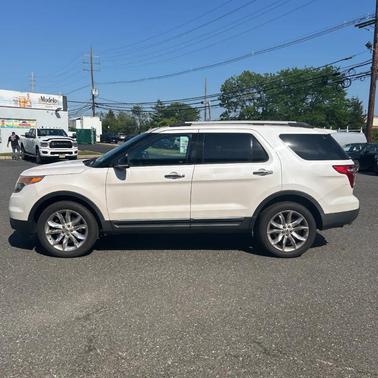 White Platinum Metallic Tri-Coat 2015 Ford Explorer XLT