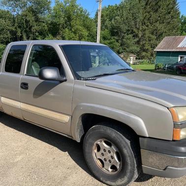 TAN 2004 Chevrolet Silverado 1500 LS Extended Cab