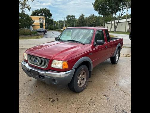 Bright Red Clearcoat 2002 Ford Ranger XL SuperCab