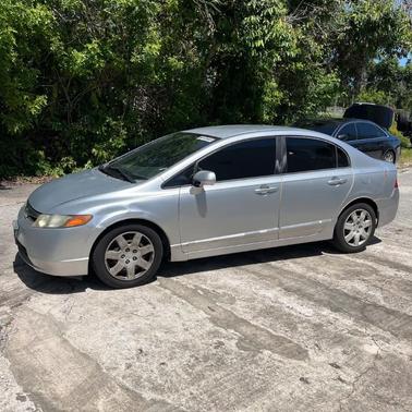 Alabaster Silver Metallic 2008 Honda Civic LX