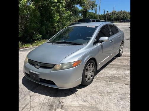 Alabaster Silver Metallic 2008 Honda Civic LX