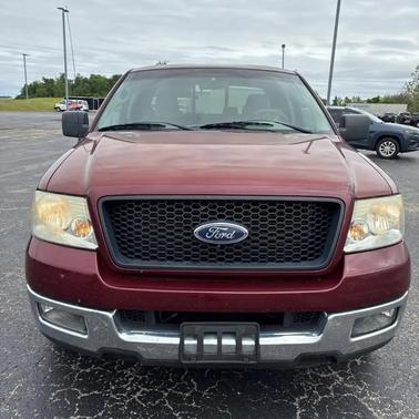 RED 2005 Ford F-150 XLT SuperCab