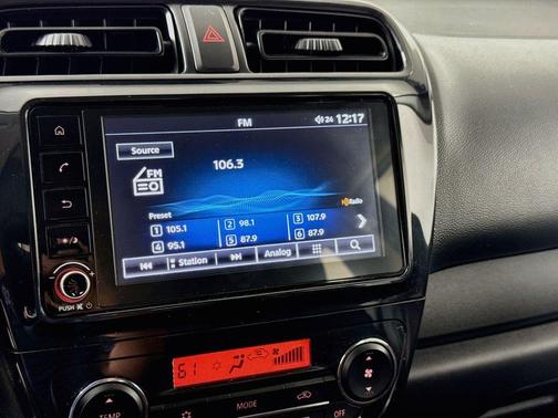 Starlight Silver Metallic 2024 Mitsubishi Mirage G4 Black Edition