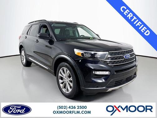 Agate Black Metallic 2023 Ford Explorer XLT