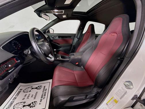 Platinum White Pearl 2023 Honda Civic Si Base