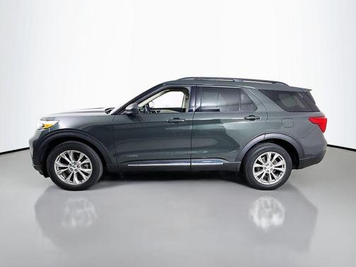 Forged Green Metallic 2023 Ford Explorer XLT