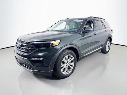 Forged Green Metallic 2023 Ford Explorer XLT