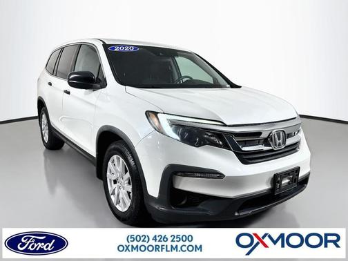 Platinum White Pearl 2020 Honda Pilot LX