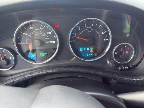 Black 2012 Jeep Wrangler Sport