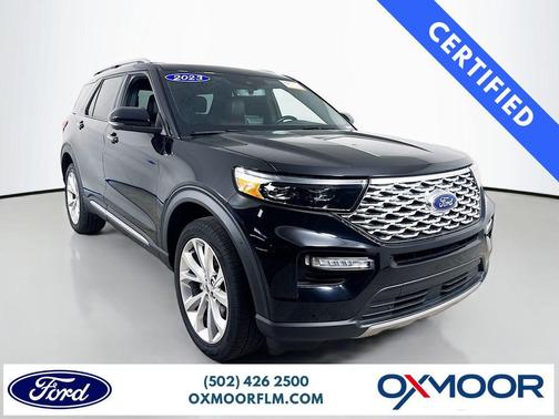 Agate Black Metallic 2023 Ford Explorer Platinum