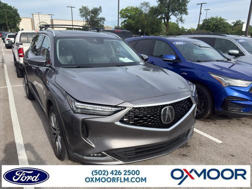 Liquid Carbon Metallic 2022 Acura MDX Advance