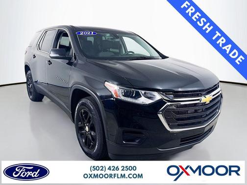 Mosaic Black Metallic 2021 Chevrolet Traverse LS