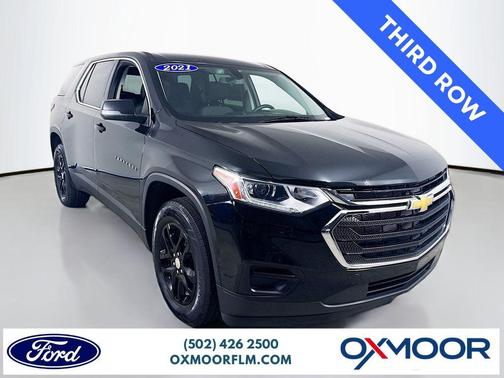 Mosaic Black Metallic 2021 Chevrolet Traverse LS