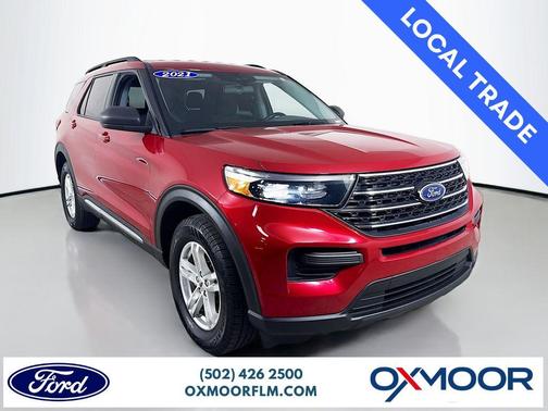 Rapid Red Metallic Tinted Clearcoat 2021 Ford Explorer XLT