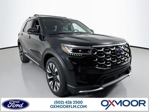 Agate Black Metallic 2026 Ford Explorer Platinum