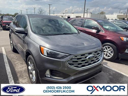 Carbonized Gray Metallic 2022 Ford Edge Titanium