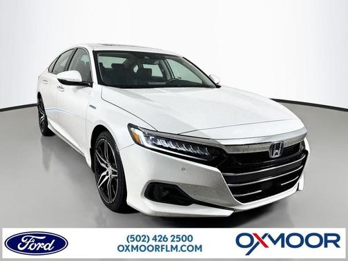 Platinum White Pearl 2021 Honda Accord Hybrid Touring