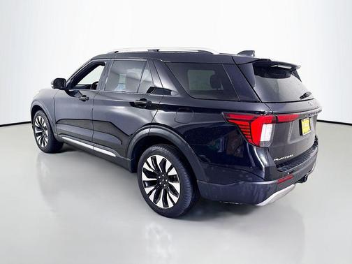 Agate Black Metallic 2025 Ford Explorer Platinum