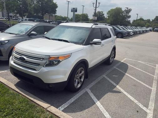 White Platinum Tri-Coat Metallic 2014 Ford Explorer Limited