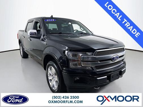 Shadow Black 2018 Ford F-150 Platinum