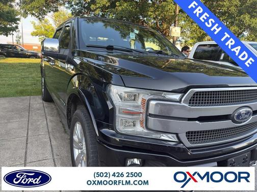 Shadow Black 2018 Ford F-150 Platinum