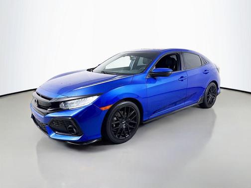 Aegean Blue Metallic 2018 Honda Civic Sport Touring