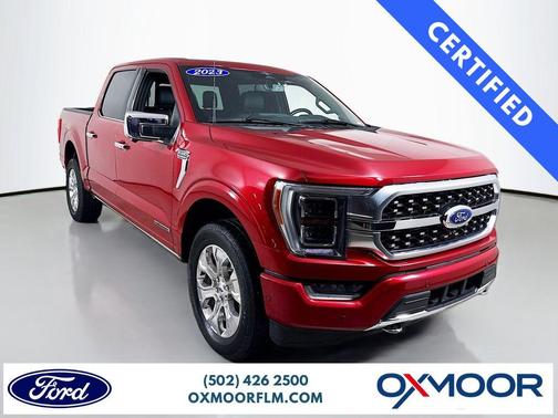 Rapid Red Metallic Tinted Clearcoat 2023 Ford F-150 Platinum