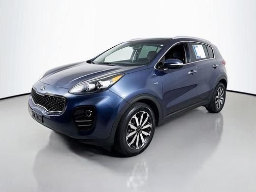 Pacific Blue 2017 Kia Sportage EX