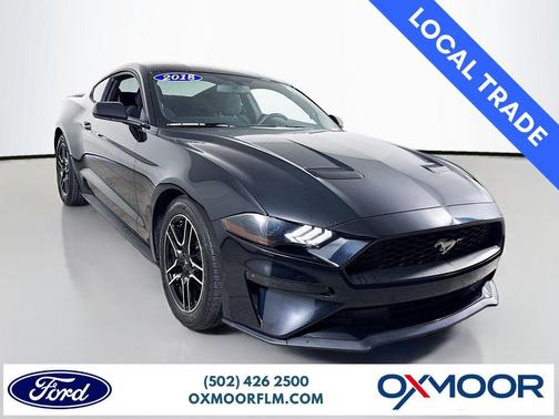 Shadow Black 2018 Ford Mustang EcoBoost