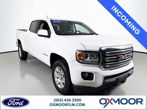 Summit White 2018 GMC Canyon SLE