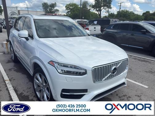 Crystal White Pearl Metallic 2017 Volvo XC90 Hybrid T8 Inscription