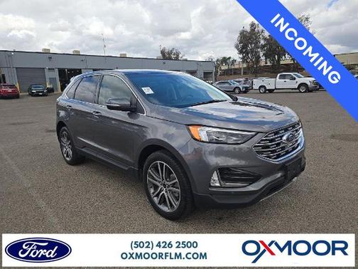 Carbonized Gray Metallic 2024 Ford Edge Titanium