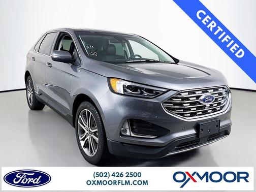 Carbonized Gray Metallic 2024 Ford Edge Titanium