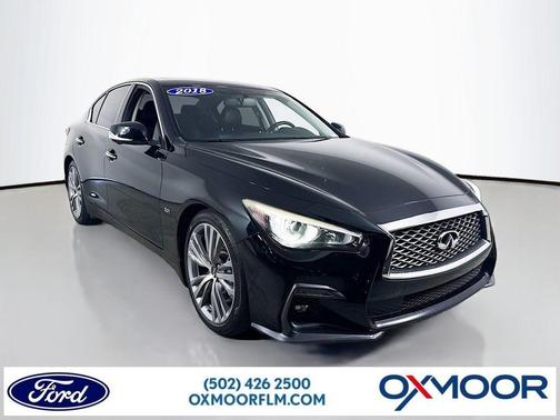 Black Obsidian 2018 INFINITI Q50 3.0t Sport