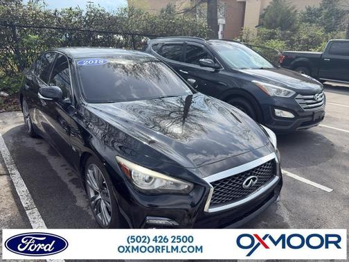 Black Obsidian 2018 INFINITI Q50 3.0t Sport