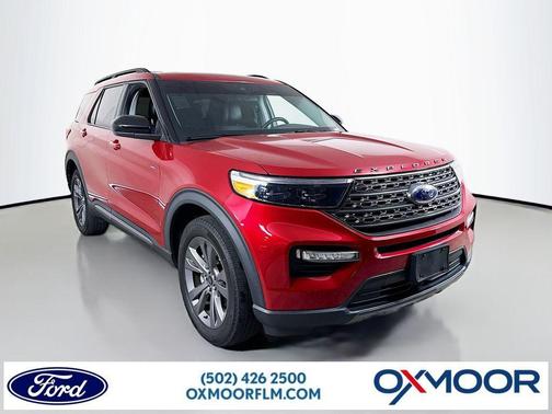 Rapid Red Metallic Tinted Clearcoat 2023 Ford Explorer XLT