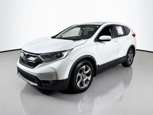 White 2019 Honda CR-V EX-L