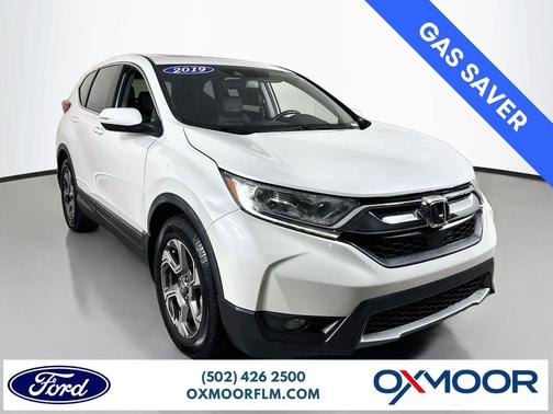 White 2019 Honda CR-V EX-L