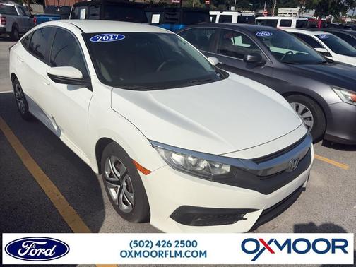 Taffeta White 2017 Honda Civic LX
