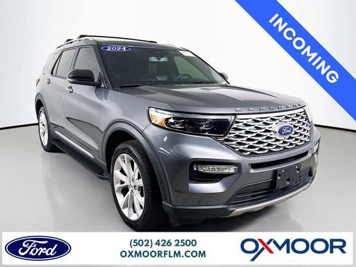 Carbonized Gray Metallic 2024 Ford Explorer Platinum