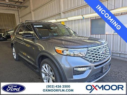 Carbonized Gray Metallic 2024 Ford Explorer Platinum
