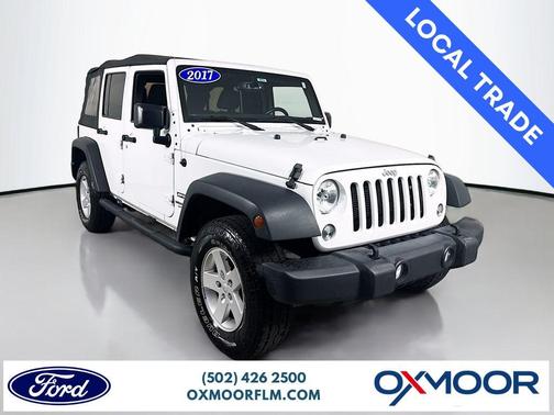 Bright White Clearcoat 2017 Jeep Wrangler Unlimited Sport