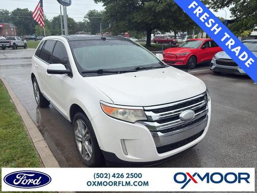 White Platinum Tri-Coat Metallic 2011 Ford Edge Limited