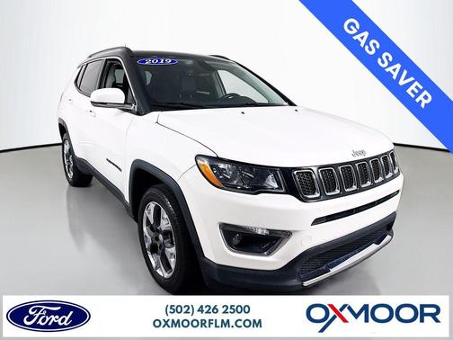 White Clearcoat 2019 Jeep Compass Limited