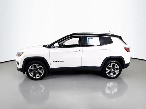 White Clearcoat 2019 Jeep Compass Limited
