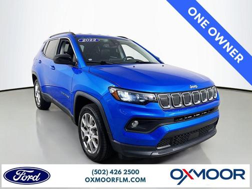 Laser Blue 2022 Jeep Compass Latitude Lux