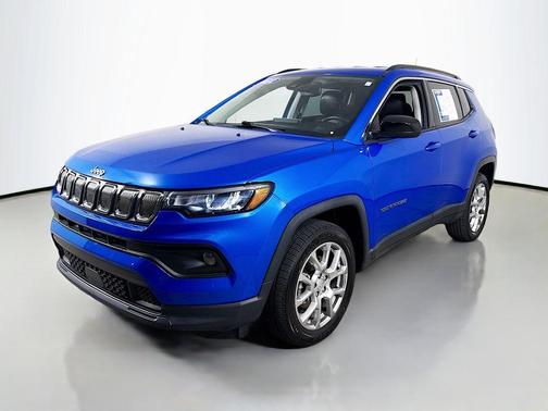 Laser Blue 2022 Jeep Compass Latitude Lux