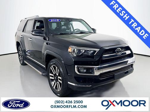 Midnight Black Metallic 2018 Toyota 4Runner Limited